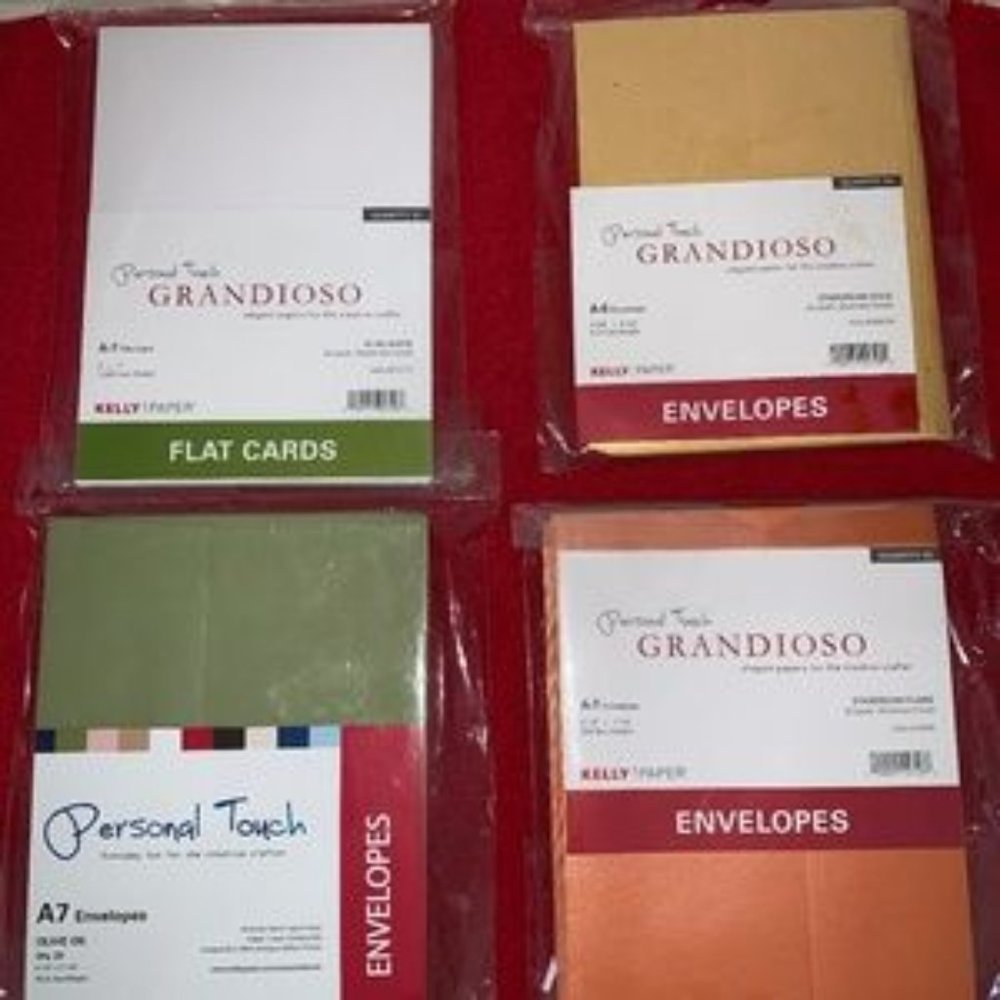 Kelly Paper Invitation Envelopes 4 Packages